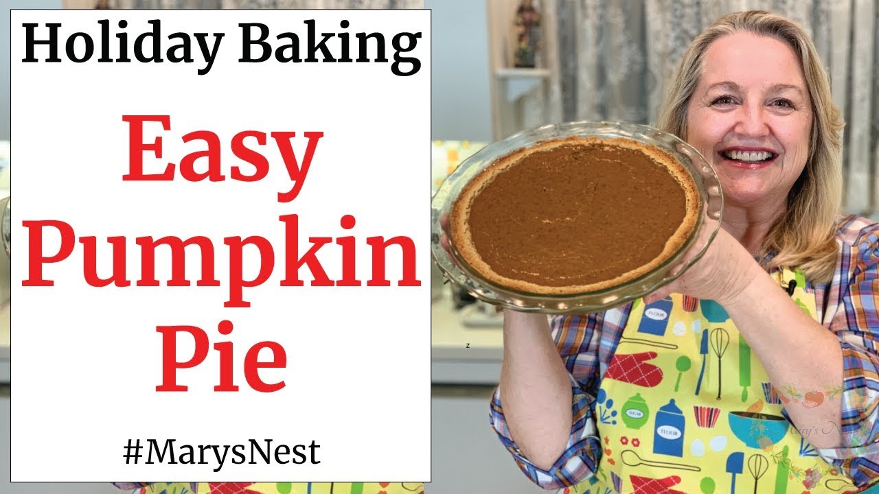 Easy Pumpkin Pie Recipe from Scratch with a No-Roll Crust
