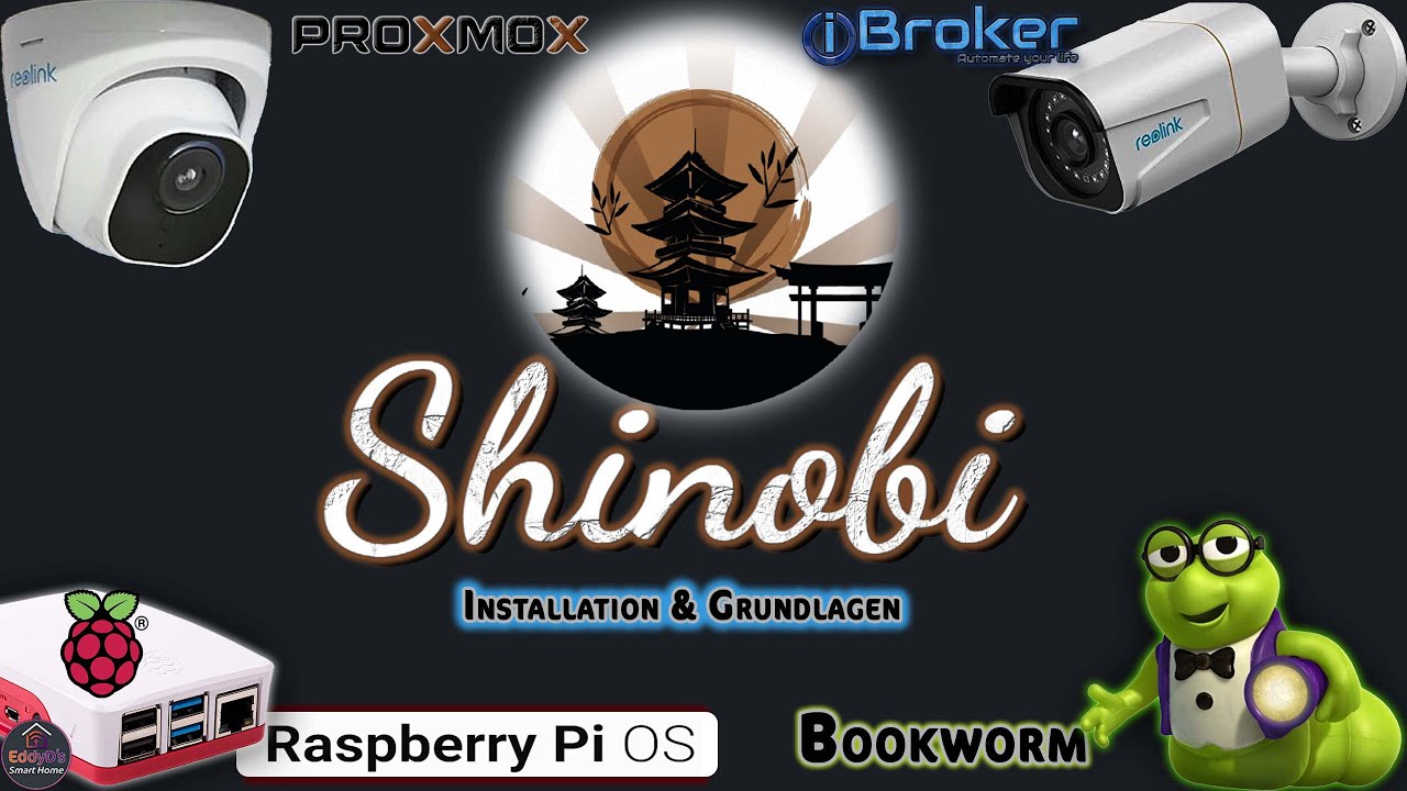Install Shinobi [Tutorial Raspberry Pi Bookworm / Proxmox MotionEye alternative]