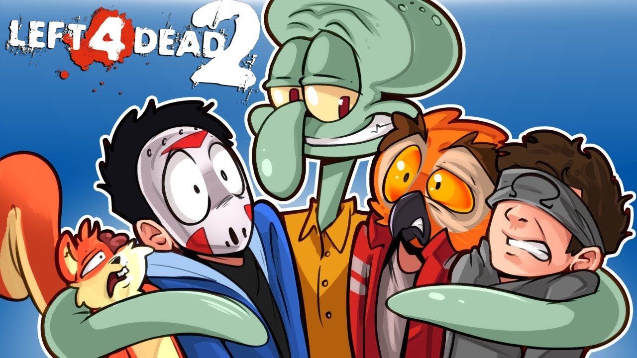 Left 4 Dead 2 - PART 2 of Real Titanic Story! (Spongebob Mods) With Vanoss, Ohm & Squirrel!