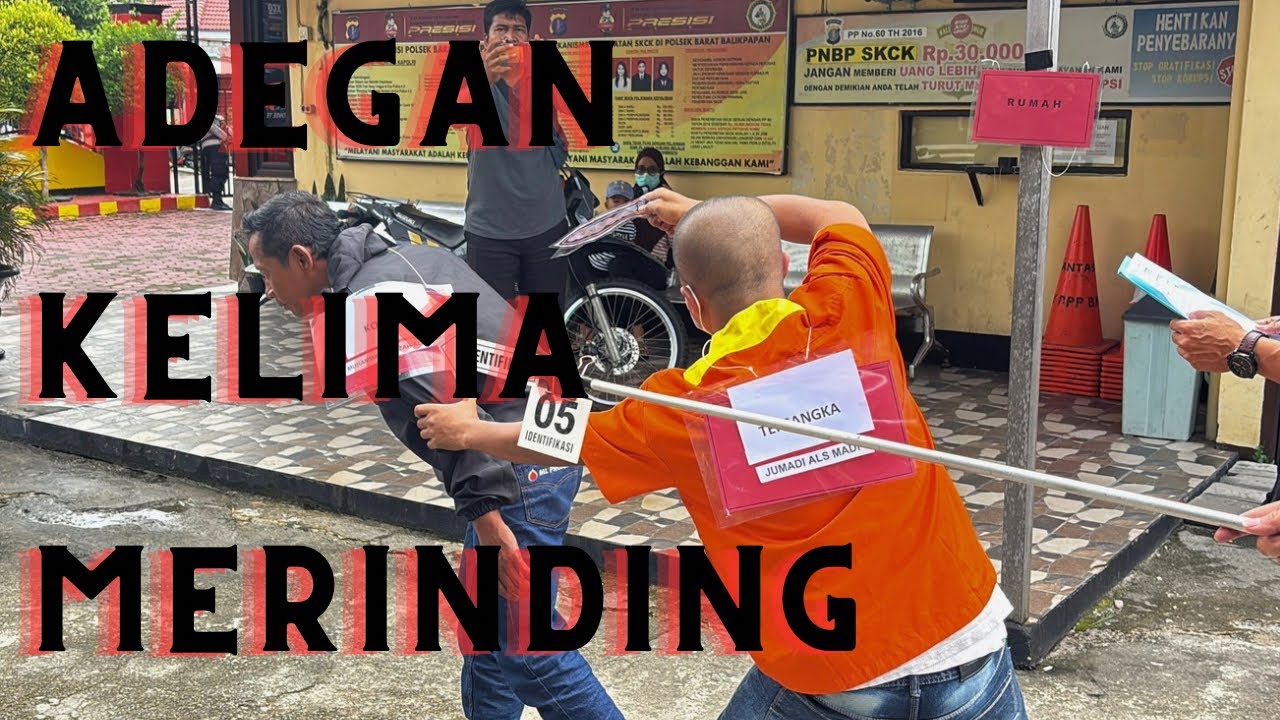 Rekonstruksi Penikaman Balikpapan: Adegan Kelima Jadi Titik Krusial‼️