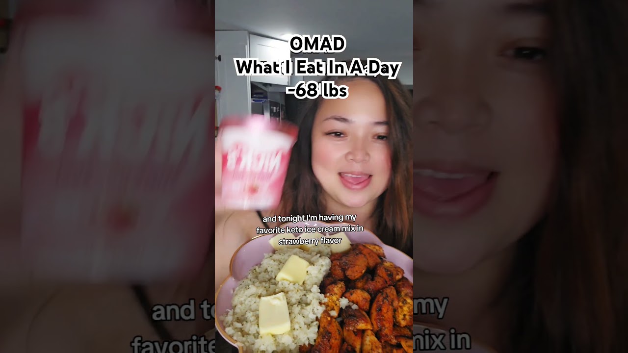 OMAD/LazyKeto One Meal A Day for Weightloss! #chickenrecipe #omadresult #omad #easydinner