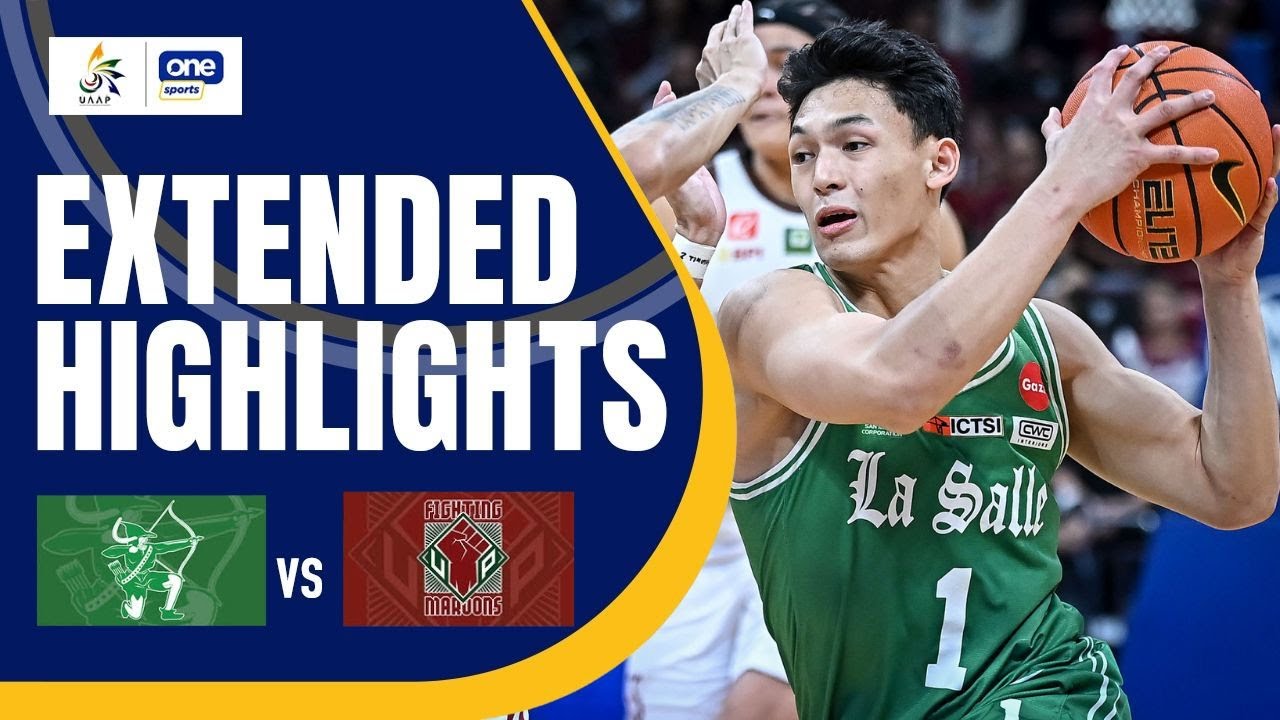 DLSU vs. UP | EXTENDED HIGHLIGHTS | UAAP SEASON 88 MEN'S BASKETBALL TOURNAMENT FINALS GAME 1
