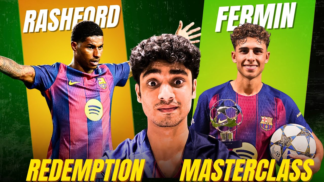 Barca destroy Olympiacos 6-1 in the champions league! Fermin getting ready for El Classico?👀