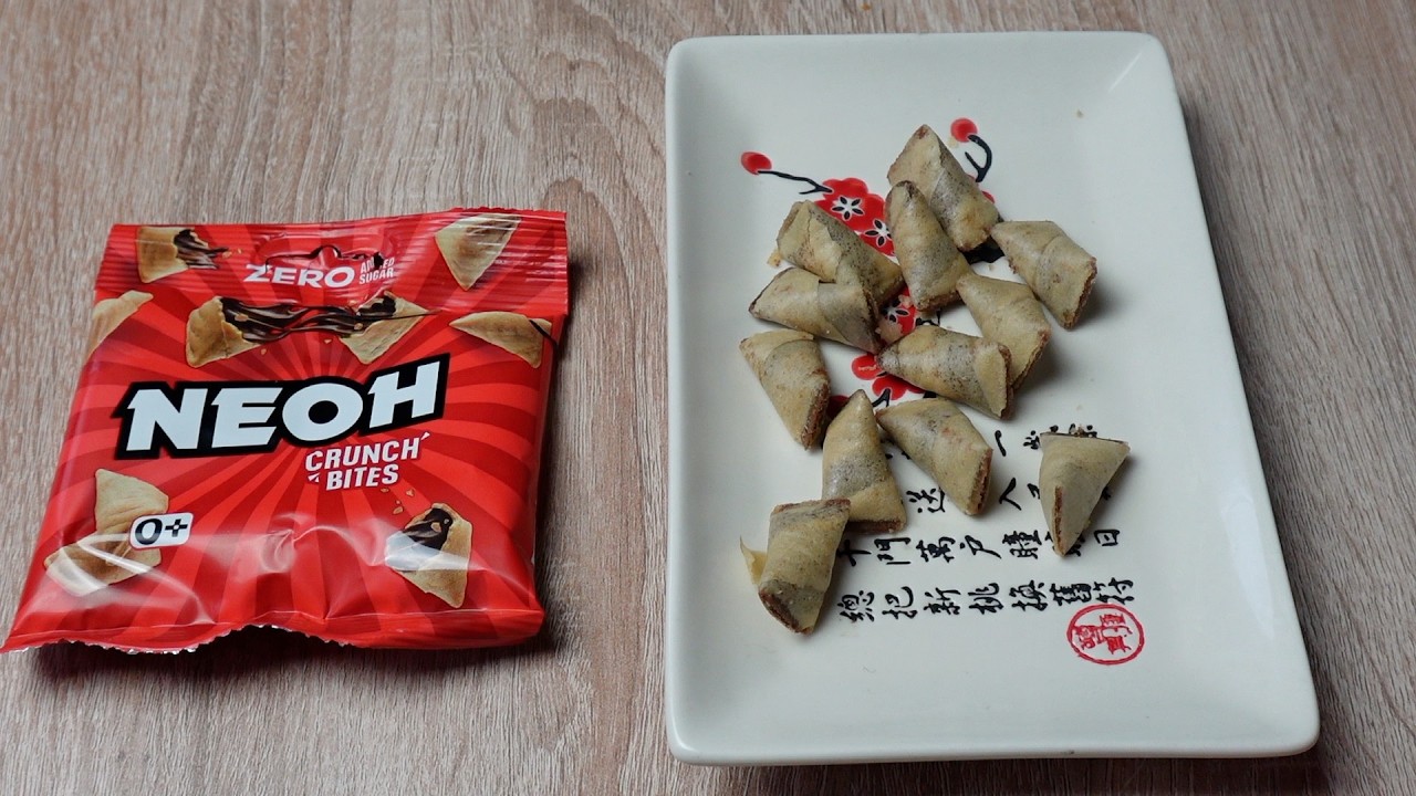 Neoh Crunch Bites 🍫 Waffelsnack ohne Zuckerzusatz gefüllt mit Haselnuss-Schokoladencreme 🍫