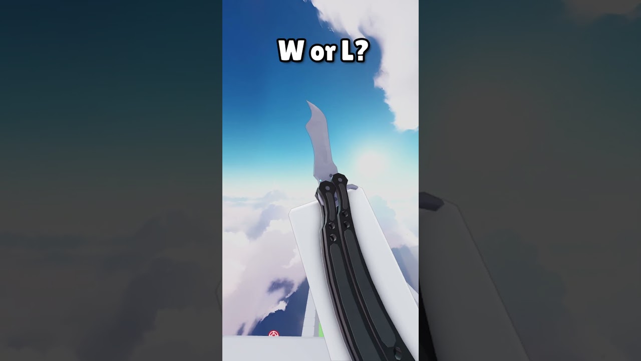 New BALISONG SKIN Showcase in Roblox Rivals in Roblox Rivals #roblox #rivals #shorts