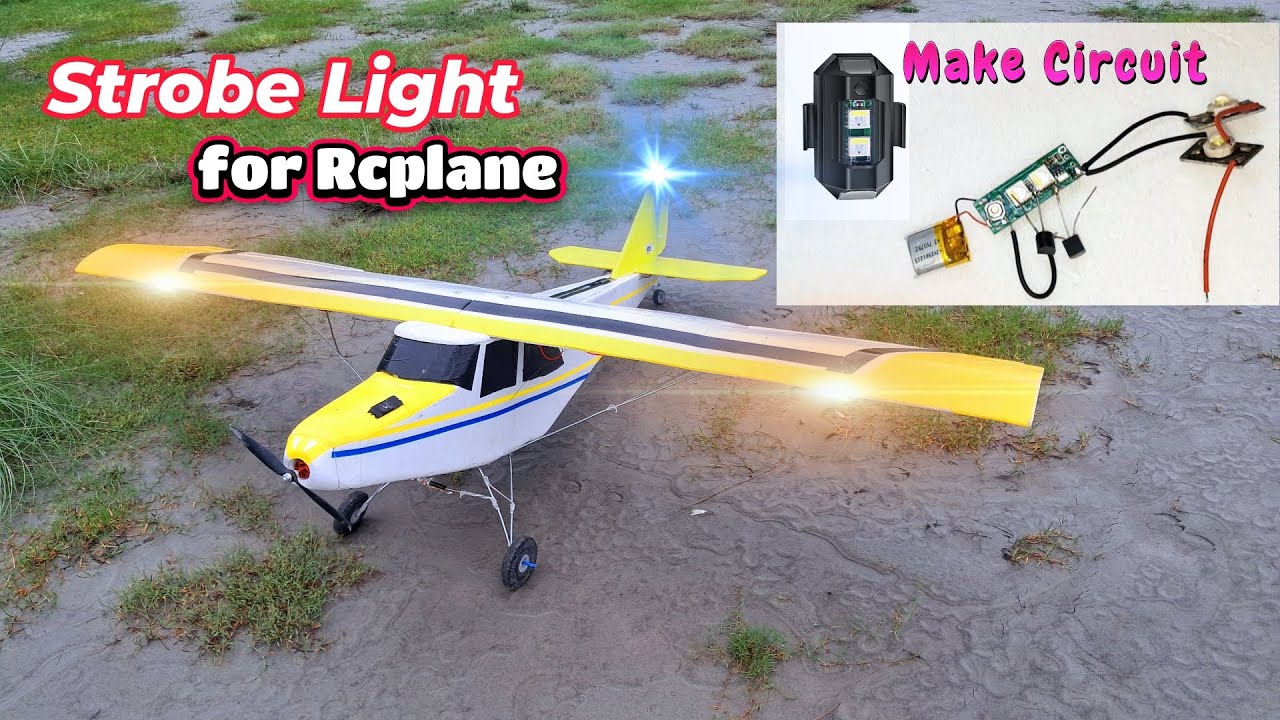 DIY Nav Lighting System for RC Airplane.
