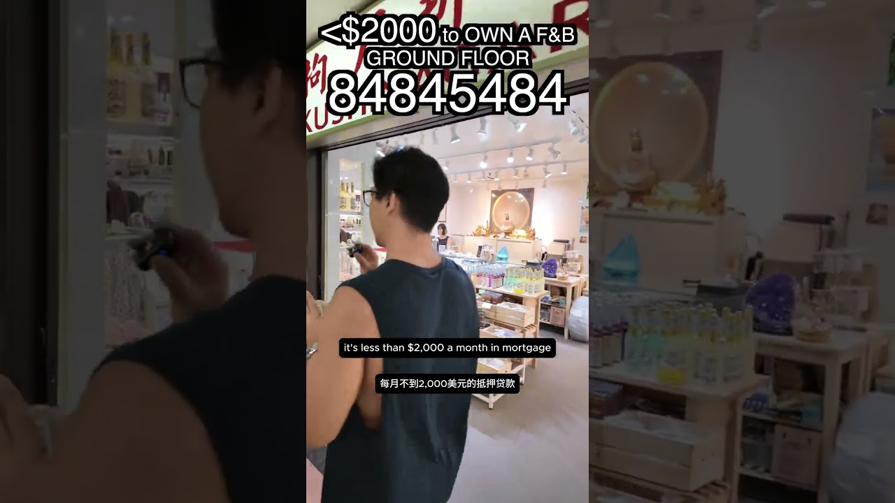 Cheapest F&B Joint in singapore for sale Fortune Center