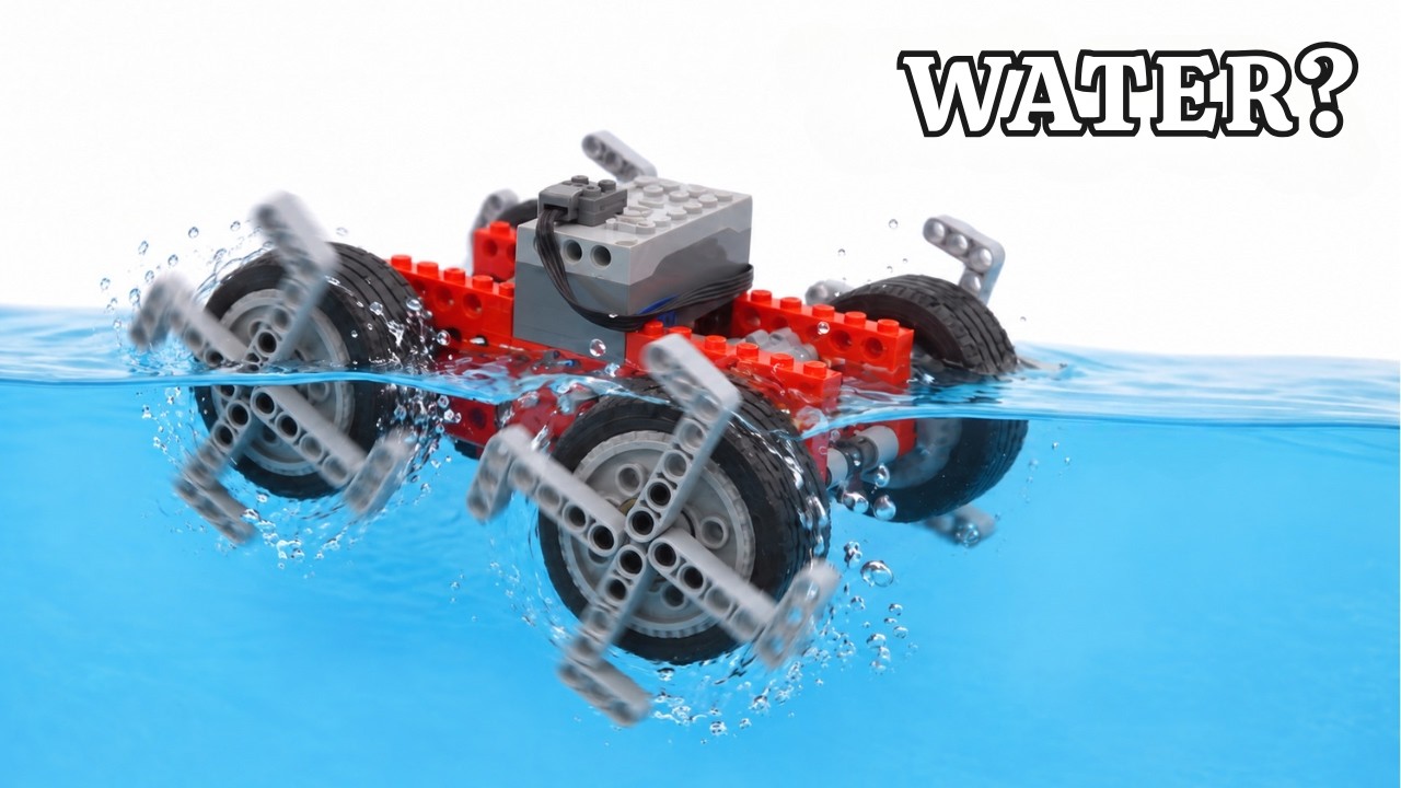 Making a Motorized Machine to Drive Underwater | FM Lego Technic