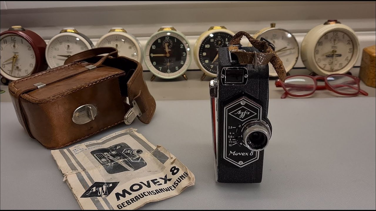 Agfa MOVEX 8 (1937) - Beschreibung, Handbuch, Gebrauch. Umkehrfilm für alle User von Digi-Cams.