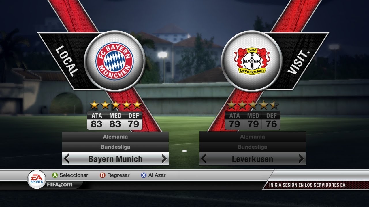 Bayern München vs. Bayer 04 Leverkusen (FIFA 12).