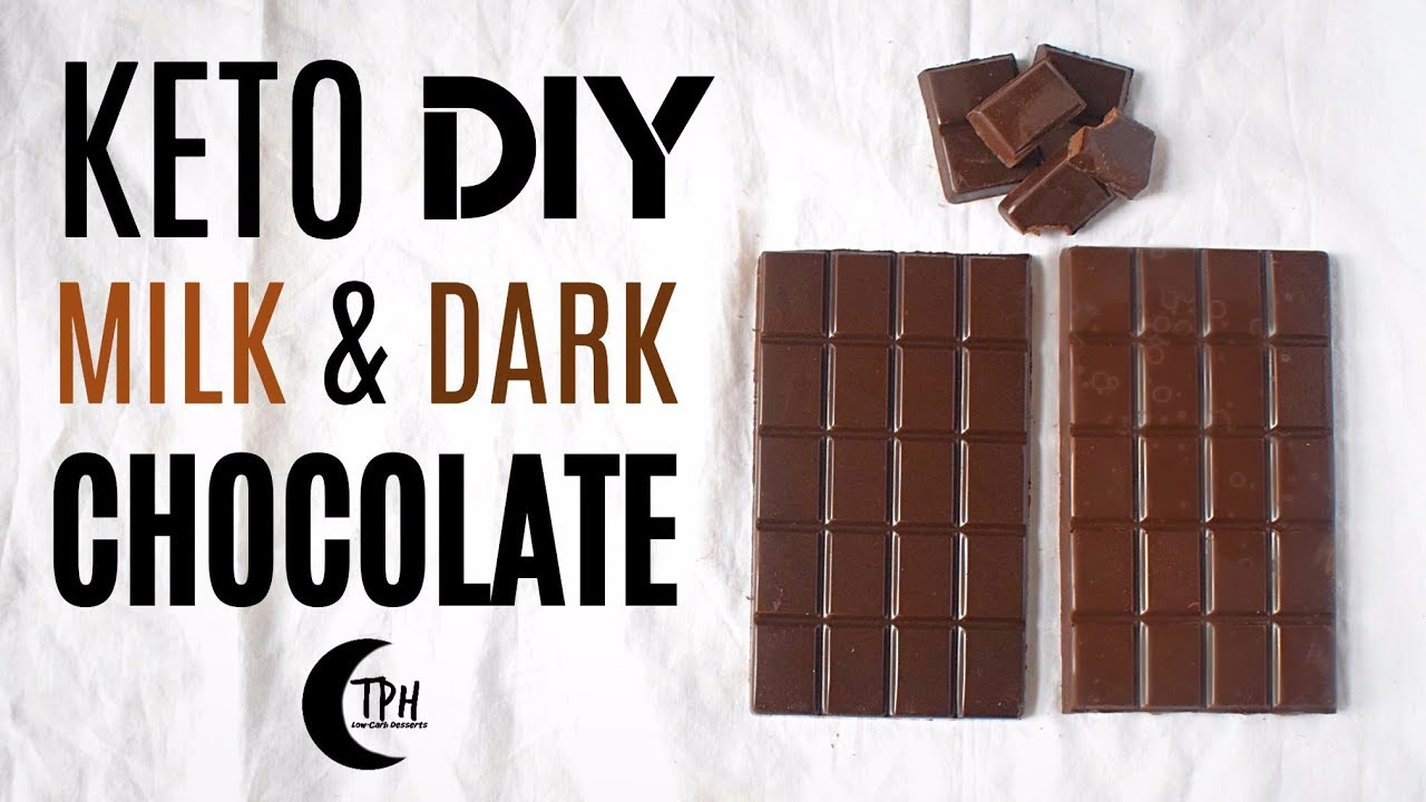Keto DIY Milk Chocolate + Dark Chocolate | Low-Carb DIY Chocolate Recipe