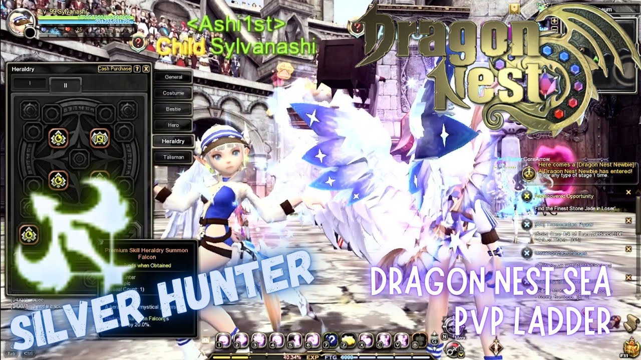 #866 Silver Hunter PVP Ladder with Skill Build Preview ~ Dragon Nest SEA