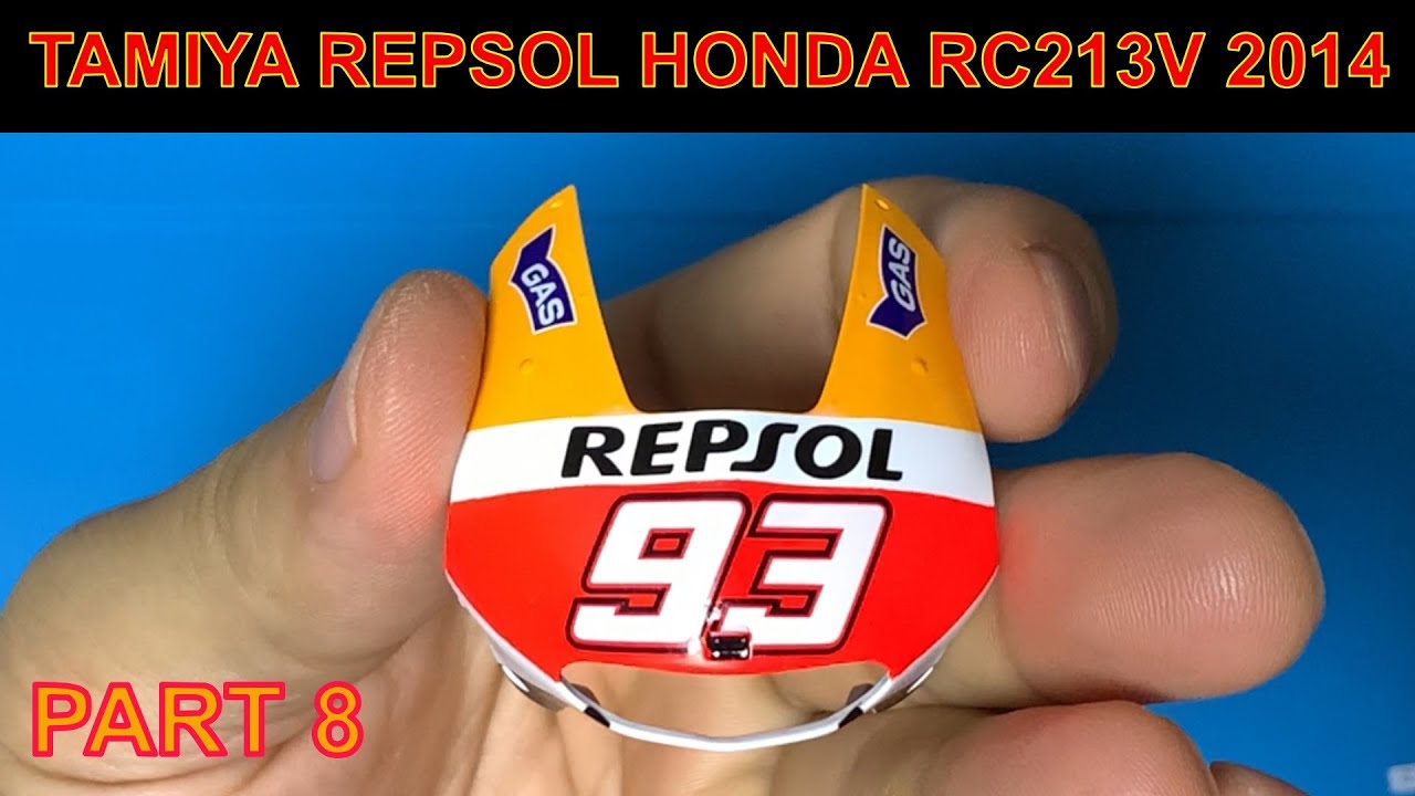 Build Tamiya Repsol Honda RC213V 2014 - part8