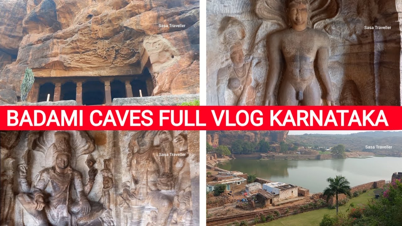 BADAMI CAVES FULL VLOG TICKET & TIME | BADAMI TEMPLES KARNATAKA | AGASTYA LAKE | SASA TRAVELLER