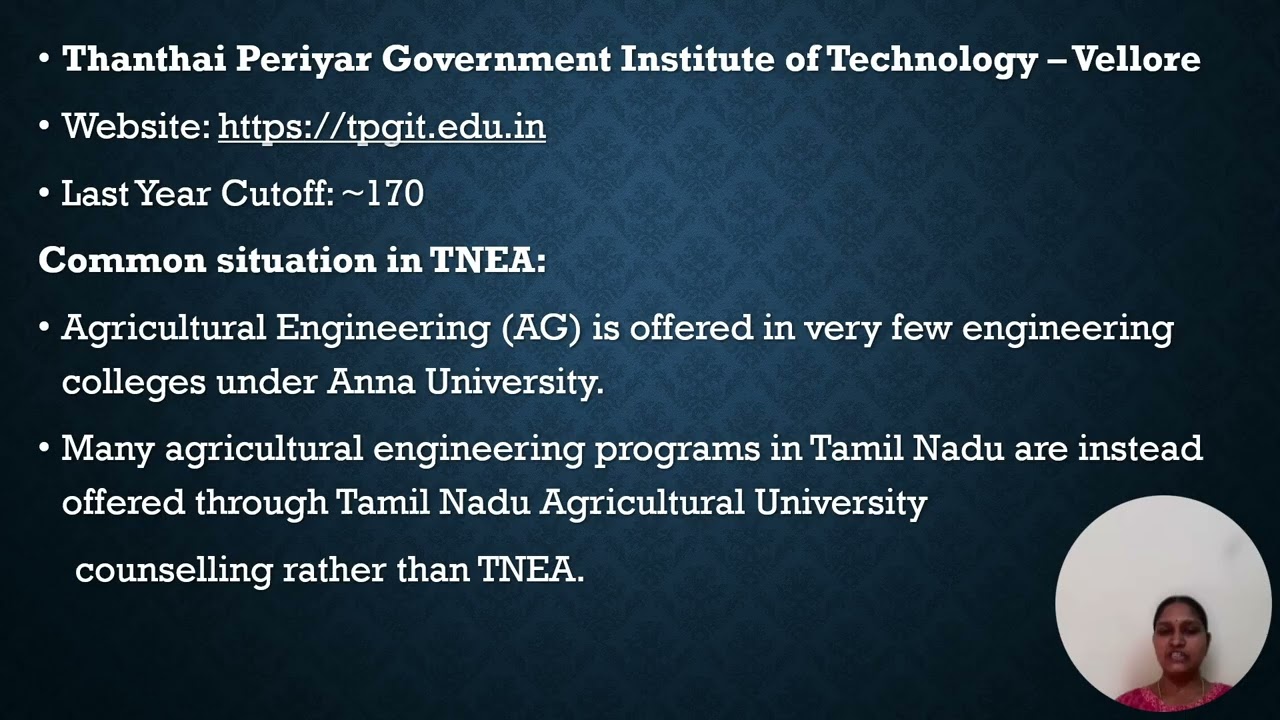 Biology Related Engineering Courses in TNEA,PCMB Courses   | Colleges, Cutoff & Official Sources