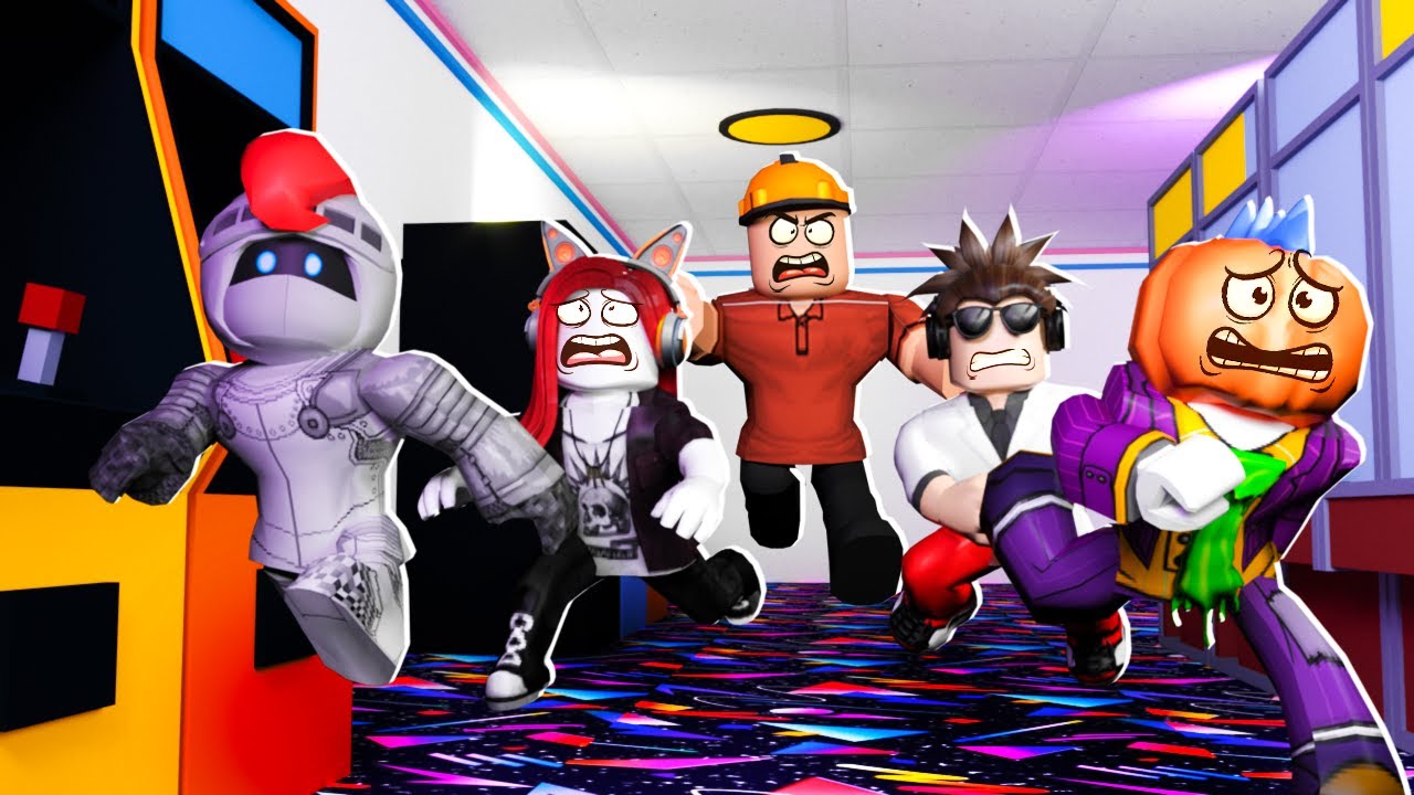 Can We Escape This Crazy Arcade The Oddities Play Roblox Escape The Arcade