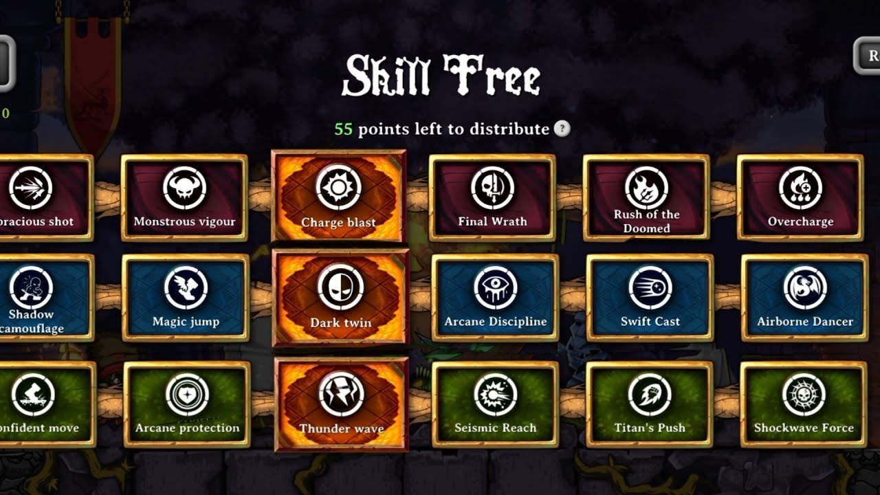 Magic Rampage   Skills Tree And Skill Points New Update || Magic Rampage New Update  And Level Up ||