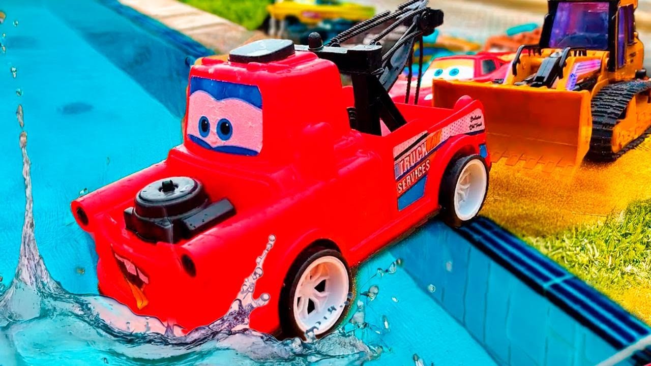 Disney Pixar Cars Unboxing Review | Lightning McQueen | Mattel Disney Pixar Cars Glow Racers Playset