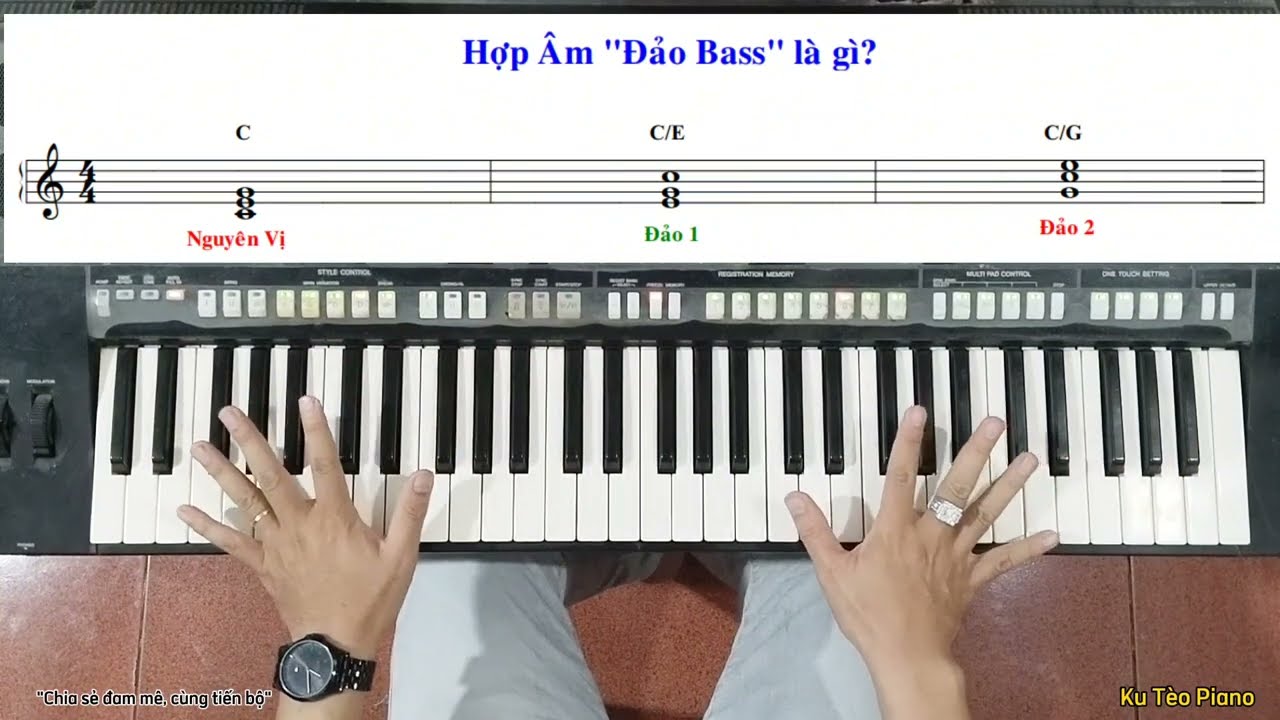 HỢP ÂM ĐẢO là gì? | Cách sử dụng Hợp Âm Đảo Bass | Ku Tèo Piano.