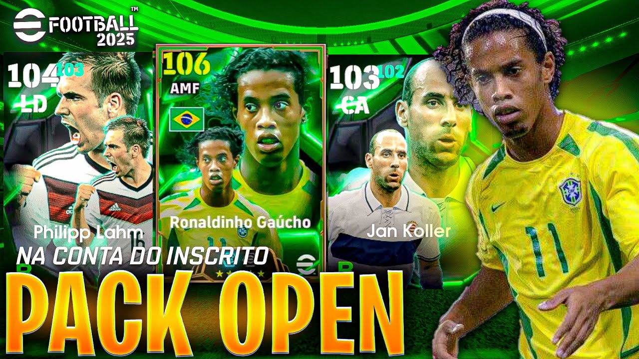 MEGA PACK OPENING NA CONTA DE UM INSCRITO NO EFOOTBALL 25 MOBILE