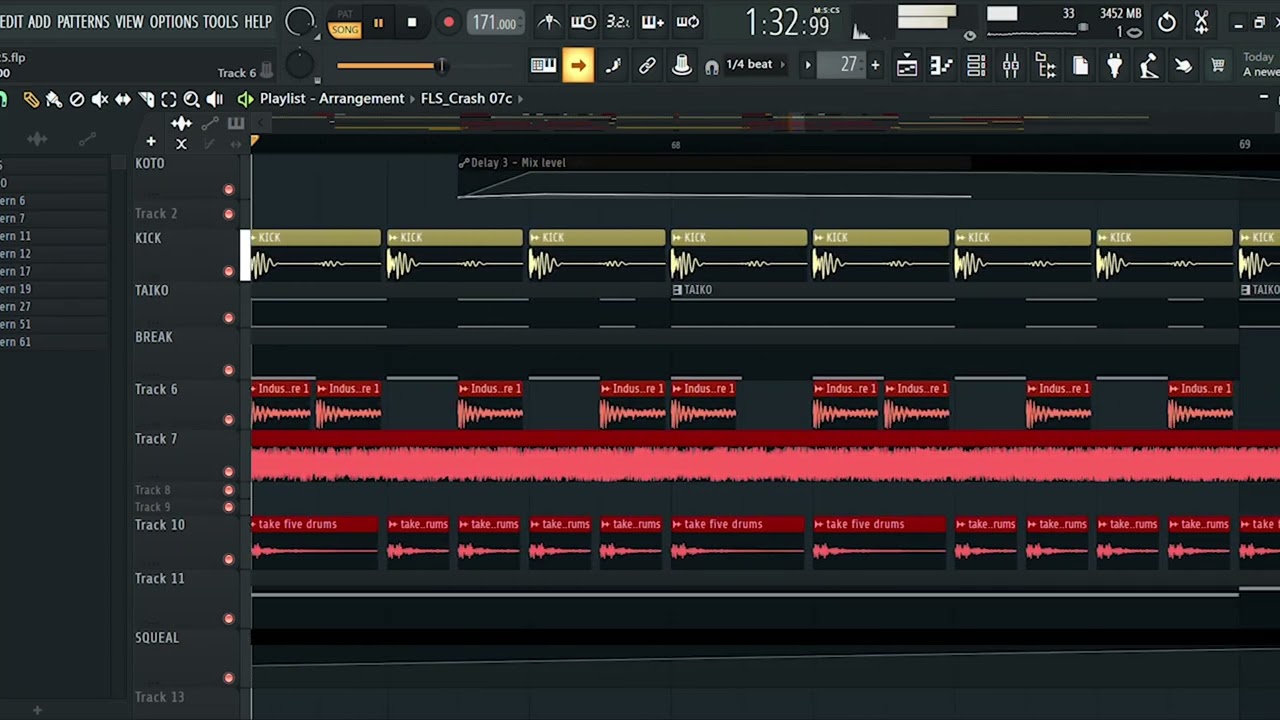 untitled breakcore with chainsaw noises