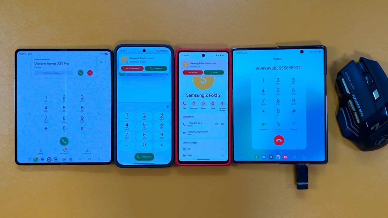 INCOMING CALL POCO F7 SAMSUNG ZFOLD4 GOOGLE PIXEL 7 SAMSUNG FOLD 2 WITH MOUSE CONTROL