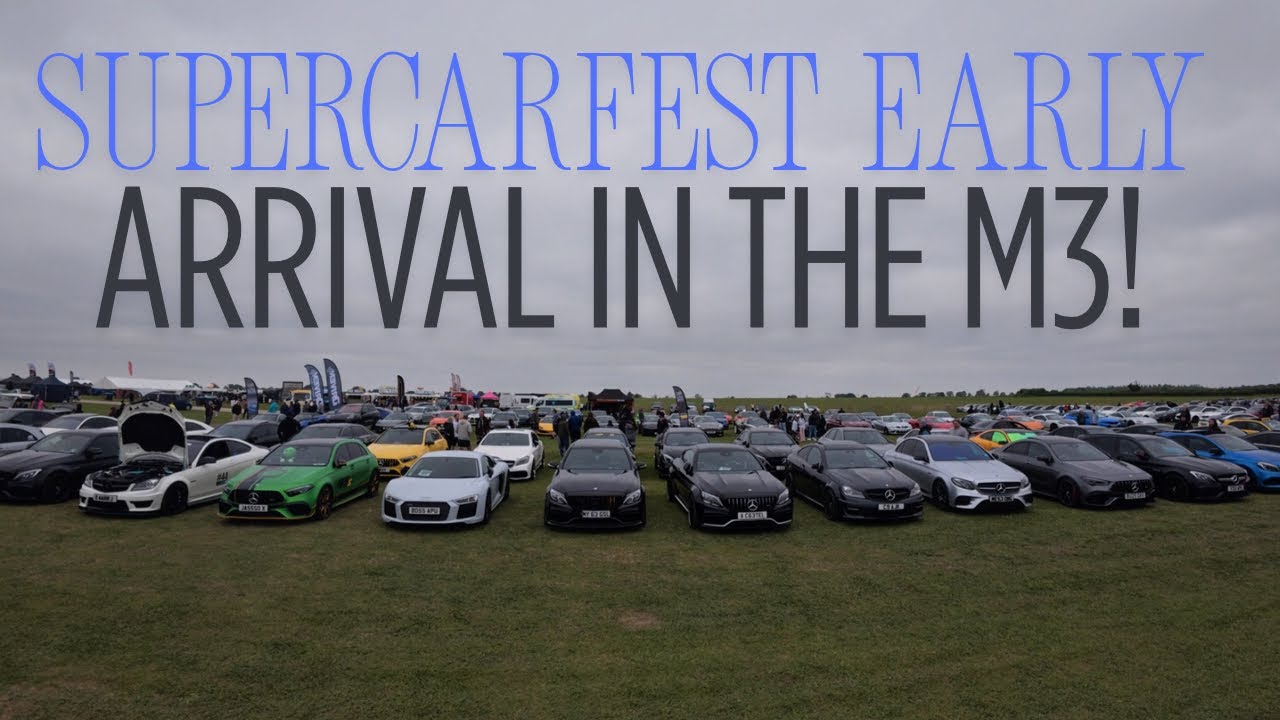 EARLY ARRIVAL in the M3 at SupercarFest 2025 — Watching the Supercars and Sports Roll In!