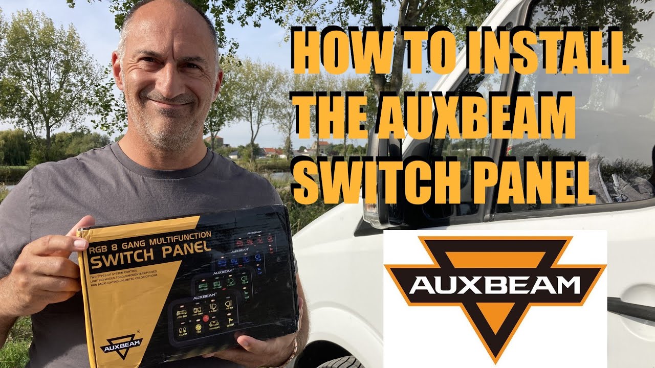 Модернизация нашего кемпервана Sprinter с новой панелью управления Auxbeam