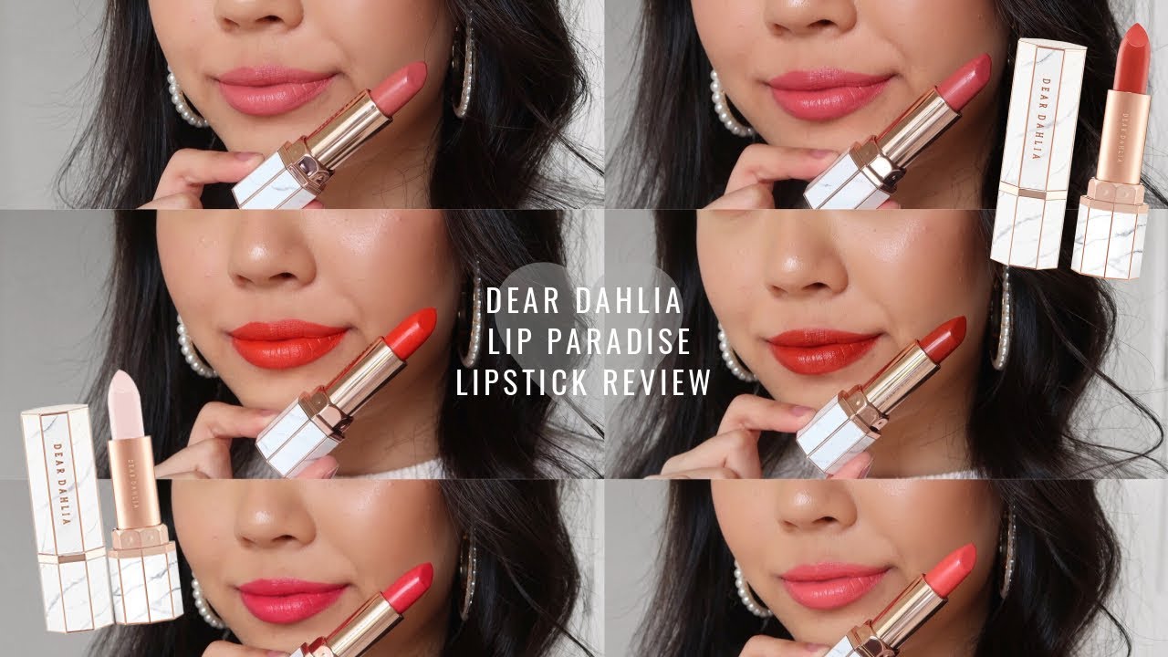 DEAR DAHLIA LIP PARADISE LIPSTICK REVIEW + SWATCHES ⋆ feat. YESSTYLE