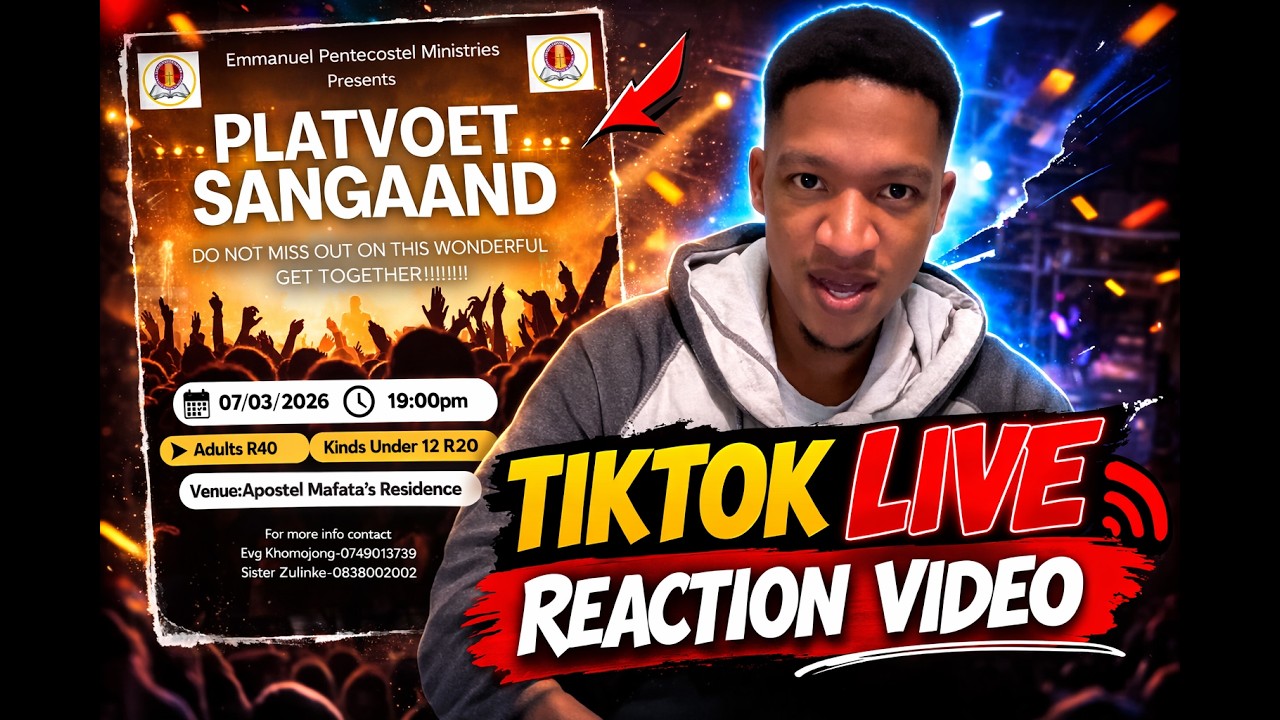 TikTok Live: Emmanuel Pentecostal Ministries PLATVOET SANGAAND [REACTION VIDEO]