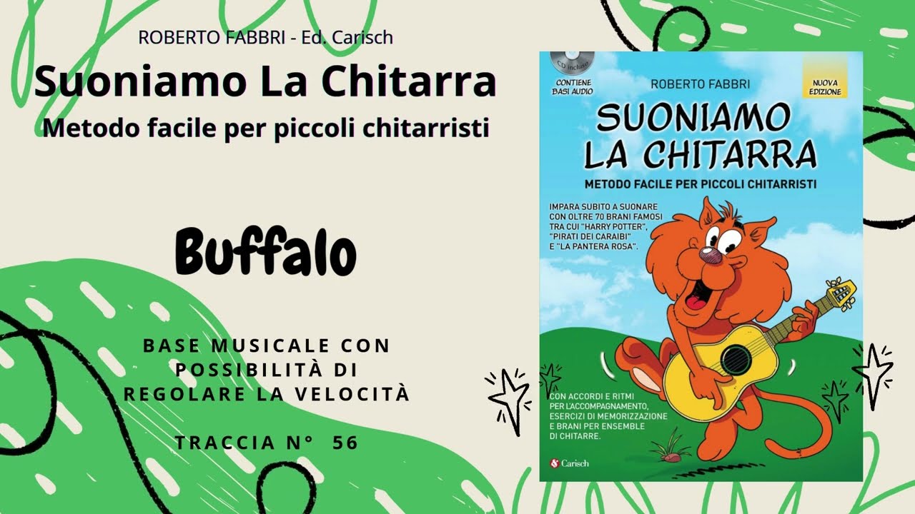 Buffalo BASE MUSICALE Traccia 56 - Suoniamo la Chitarra di Roberto Fabbri