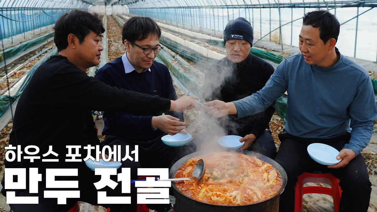 얼큰한 국물에 만두듬뿍 ![Dumpling hot pot]