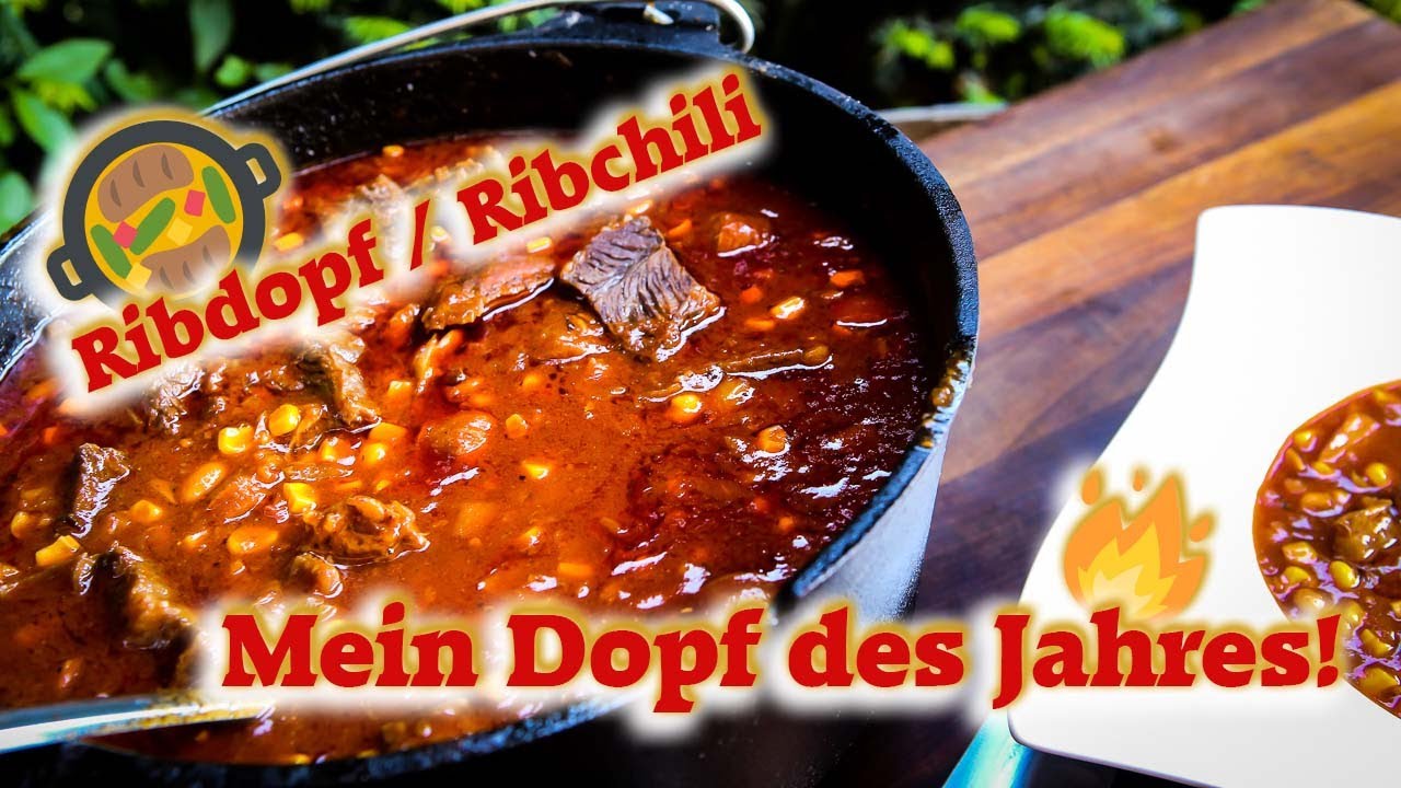 🥰 Mein Dopf des Jahres! 🥓 RIBDOPF / RIBCHILI aus dem Dutch Oven 🥘 [Deutsches Rezept]