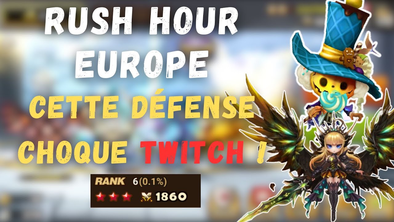 RUSH HOUR : Le chat TWITCH me pensait C3, je leur prouve le contraire ! SUMMONERS WAR