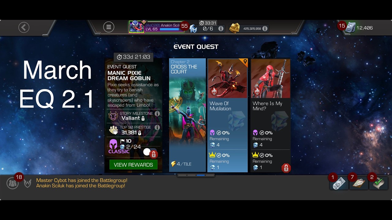 MCOC March EQ 2 1 Mystic