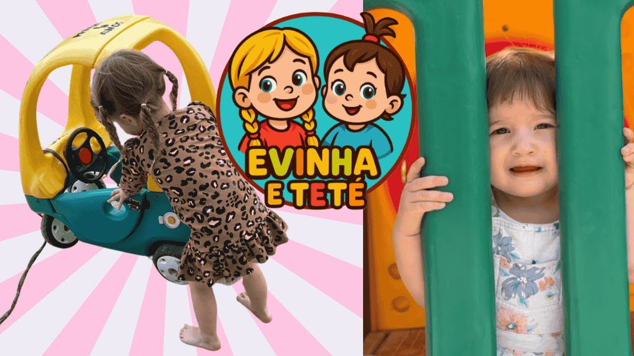 Brincando Muito no Parquinho | Evinha e Teté