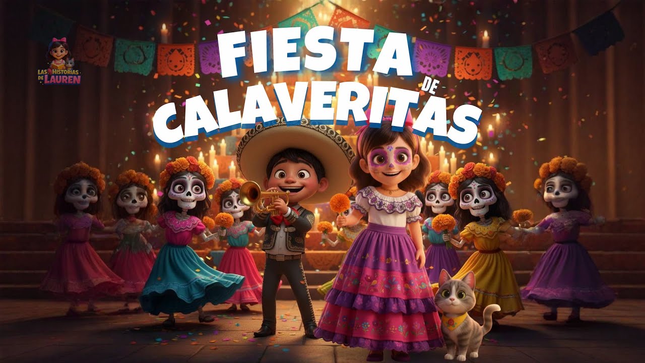 Fiesta de Calaveritas 🎺🥁 | Canción Infantil Día de Muertos