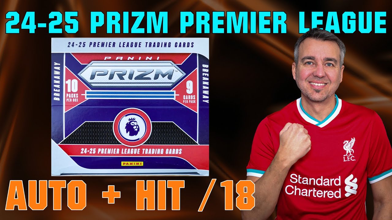 AUTO + NUMBERED HIT! Opening a 24-25 PRIZM Premier League Breakaway Box.