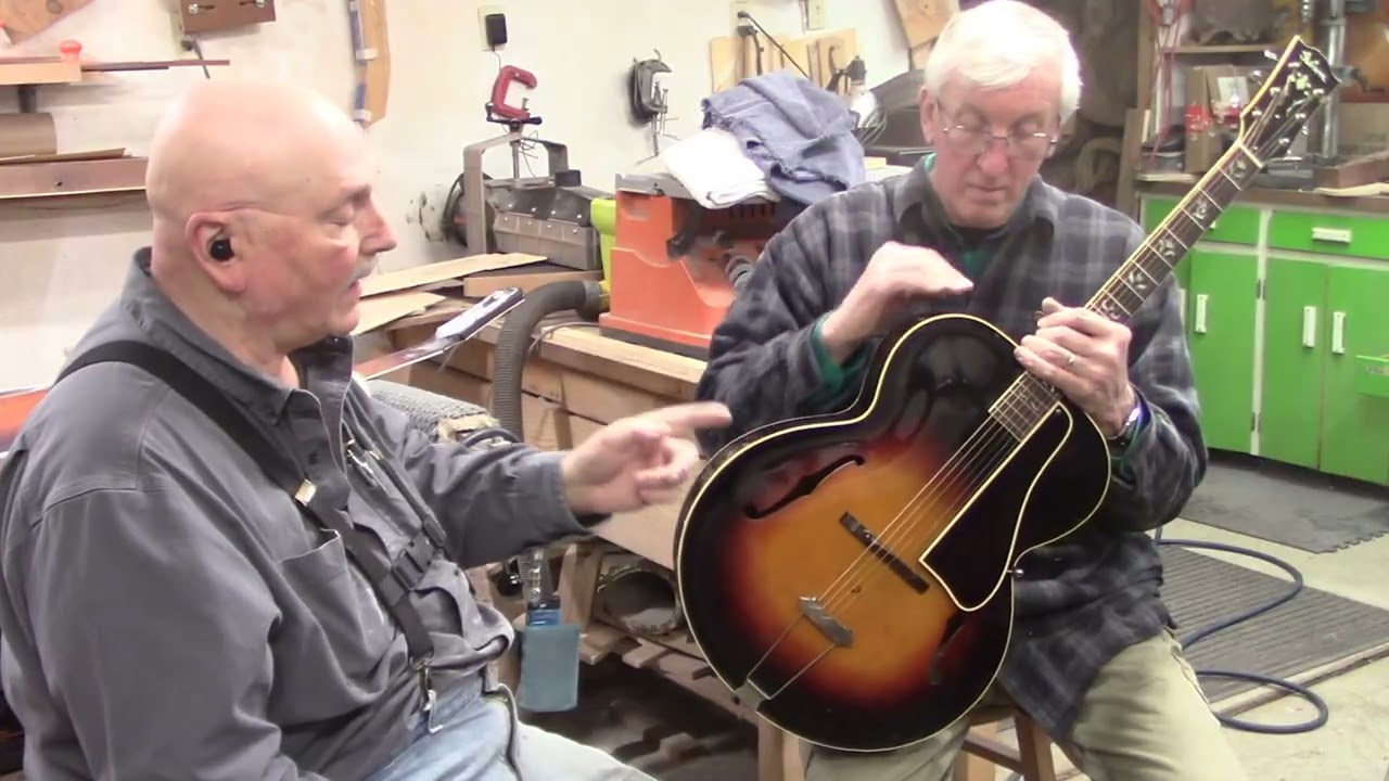 Реставрация гитары Gibson L7 Archtop 1939 года выпуска. Заключительные замечания и несколько звук...