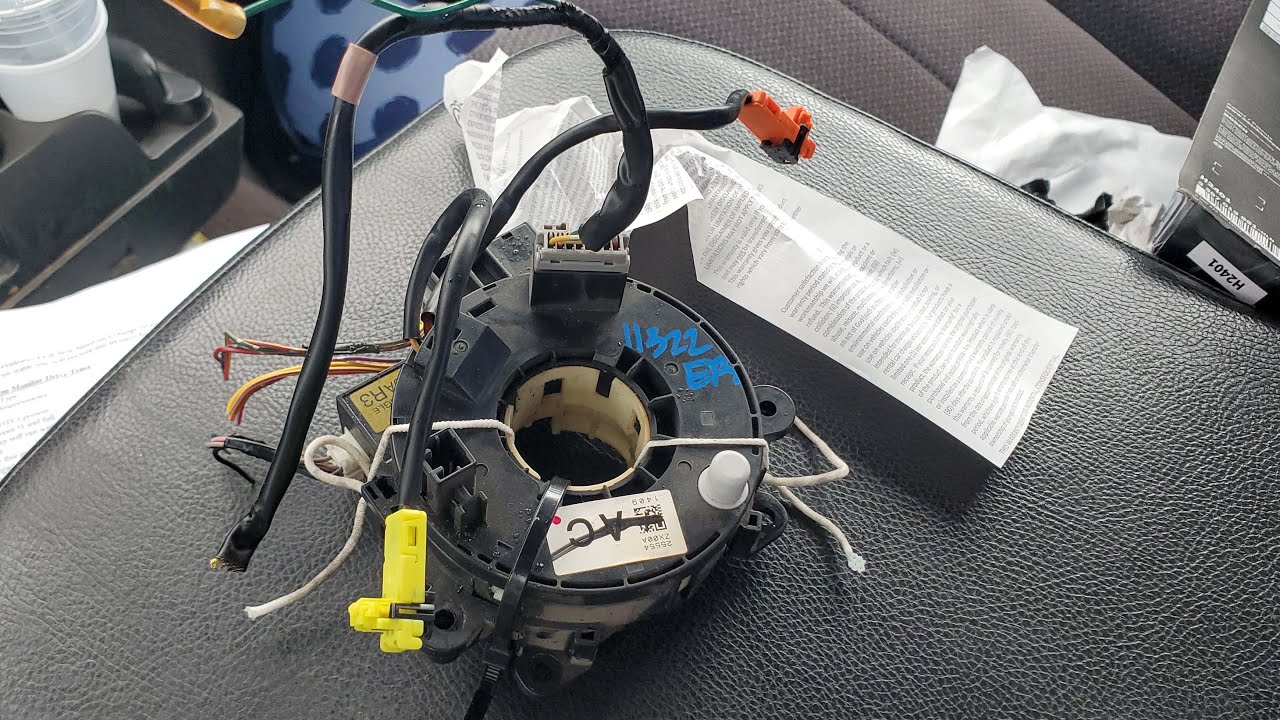 2011 Nissan Altima Clock Spring Removal