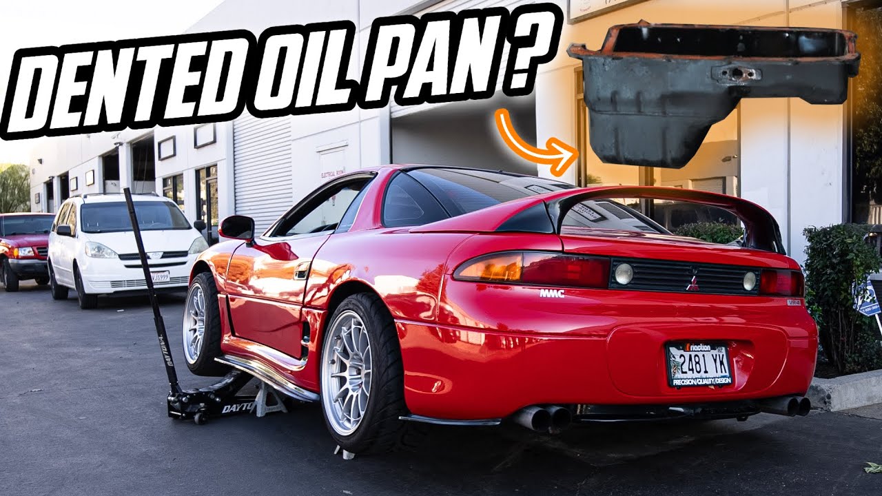 HOW TO: Mitsubishi 3000GT VR4 Oil Pan Removal! | Extended Oil Pan Mod