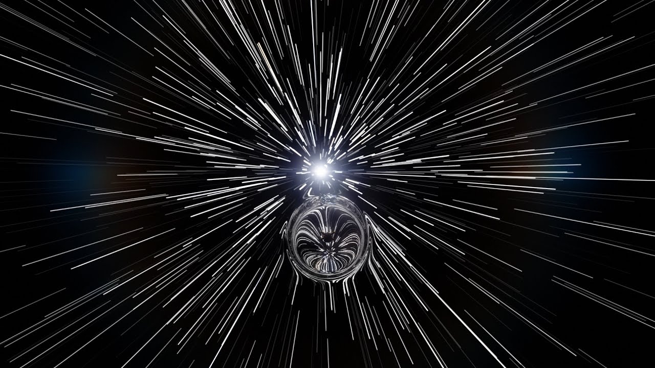 Acceleration using a central black hole of galaxy IC 1101 - Space Engine