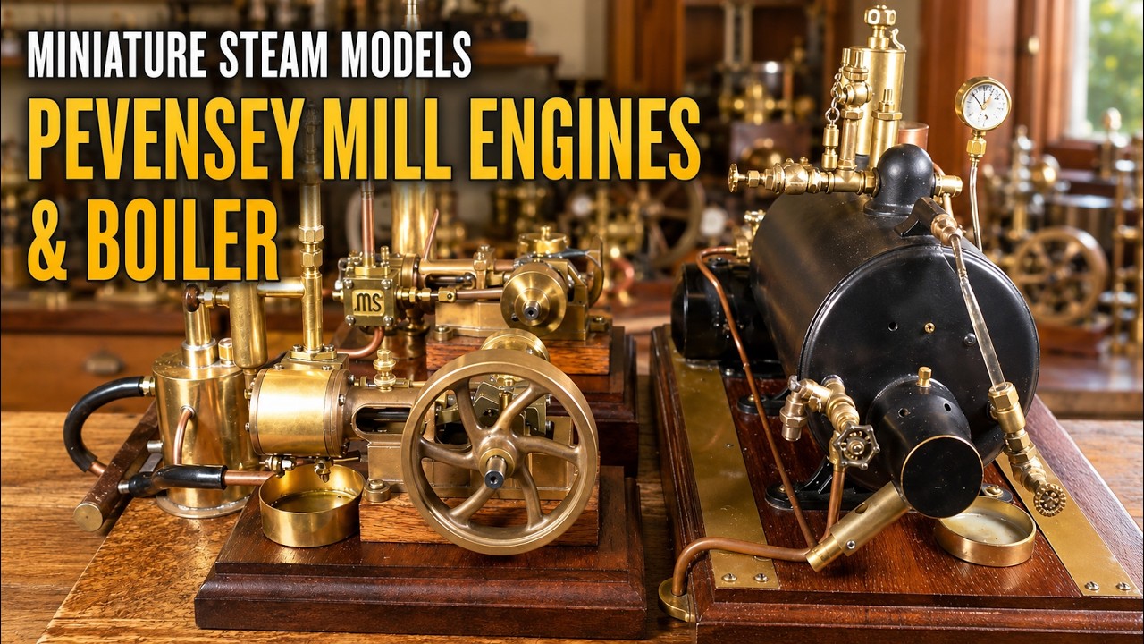 Model Steam Engine  Toy Steam Engine MSM Pevensey single cylinder horizontal mill engines live steam
