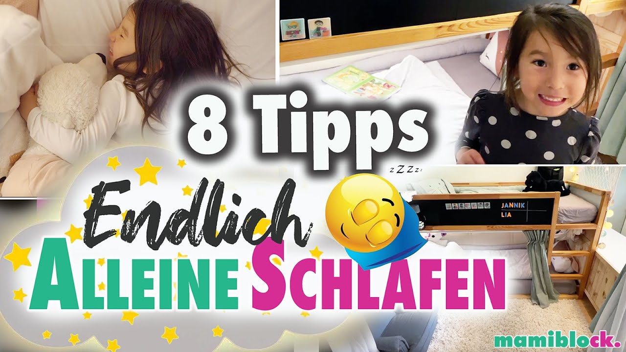 Endlich ALLEINE EINSCHLAFEN ✨👧🏻👶🏻✨ | So hat es bei uns geklappt | Tipps und Tricks | mamiblock