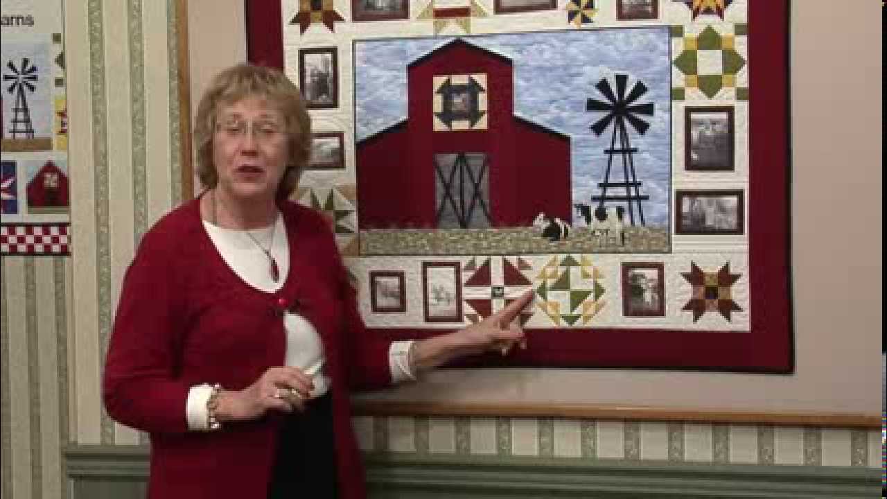 Quilt Blocks on American Barns - Monitor Barn with Hole in the Barn Door