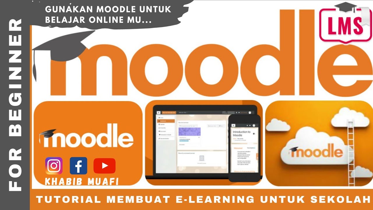 Cara Membuat Website E-Learning Menggunakan  LMS MOODLE untuk Pembelajaran DARING Tutorial Lengkap