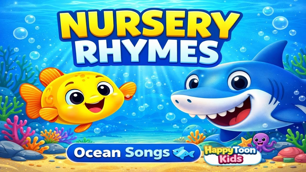 Nursery Rhymes for Kids 🎵 | Ocean Songs | ABC, Numbers & Colors 🐟