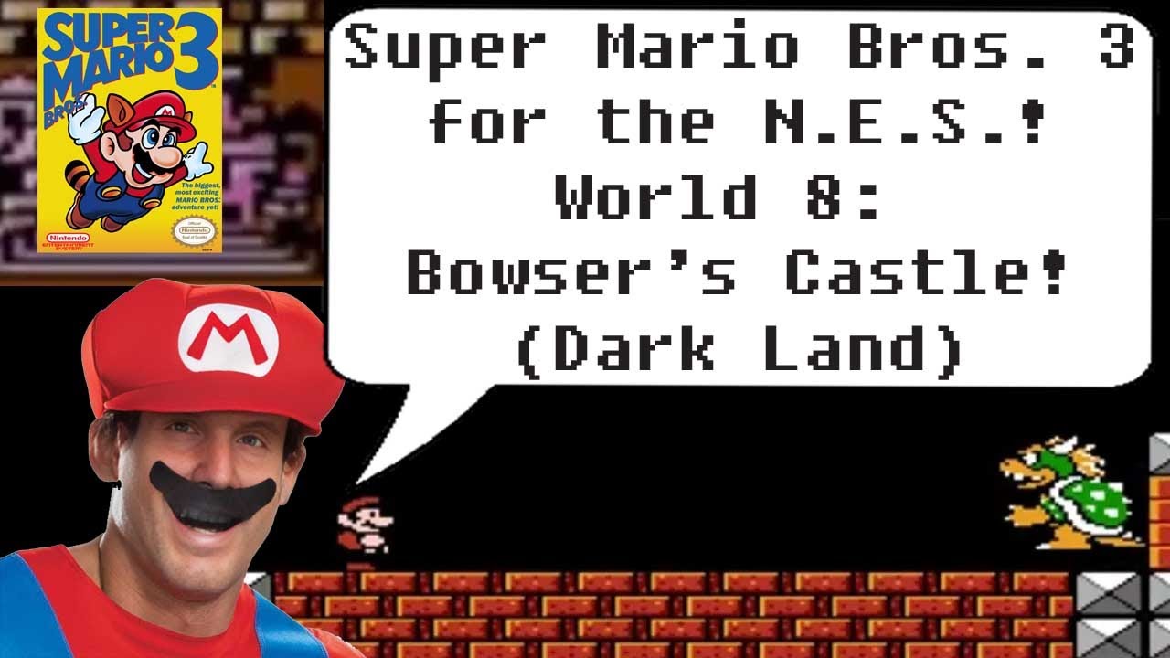 (WORLD 8: Bowser's Castle) Let's Play: Super Mario Bros. 3 (NES) #retrogaming #finalboss