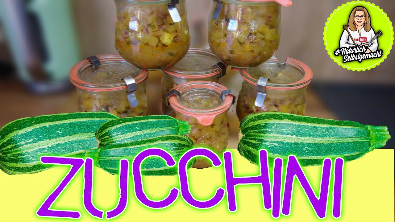 Zucchini Chutney - orientalisch gewürzt - Haltbar