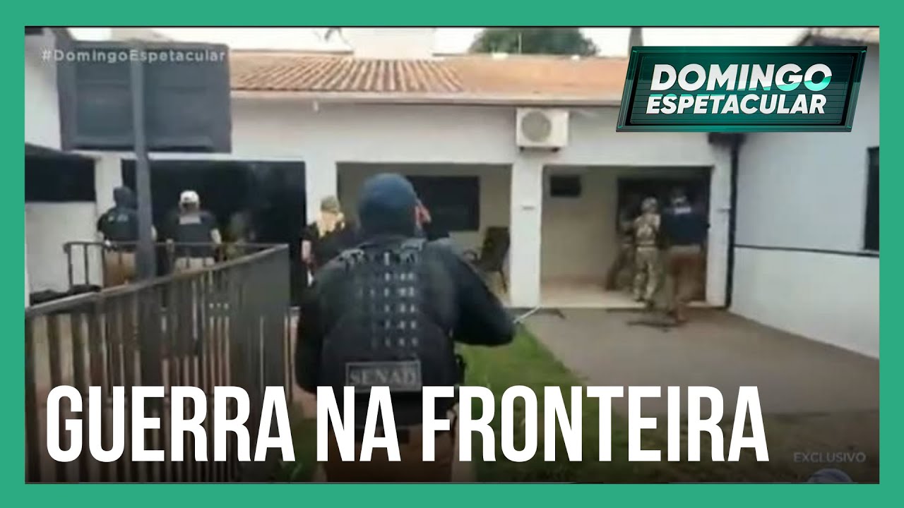 Operação da polícia prende chefes do tráfico de drogas e armas que atuam na fronteira com o Paraguai
